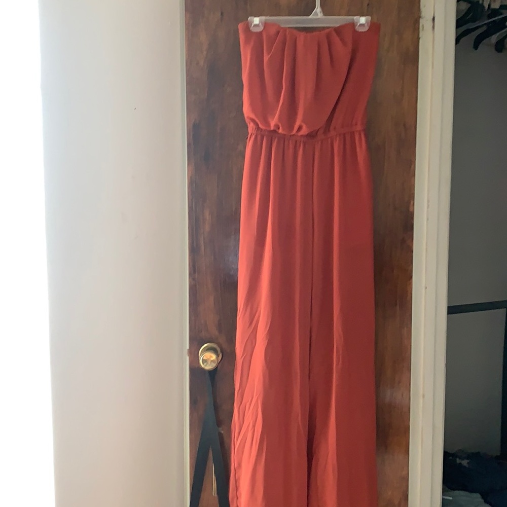 Peach jumpsuit